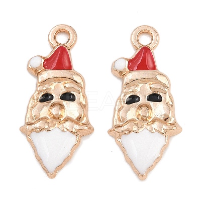 Christmas Theme Alloy Enamel Pendants FIND-I065-02F-KCG-1