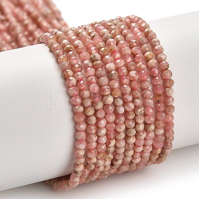 Natural Argentina Rhodonite Beads Strands G-B107-A04-01-1