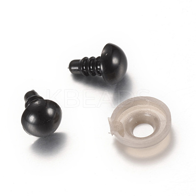 Craft Plastic Doll Eyes Stuffed Toy Eyes DIY-R039-18mm-07-1