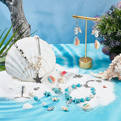 DIY Ocean Theme Jewelry Making Finding Kit DIY-PH0013-74-1