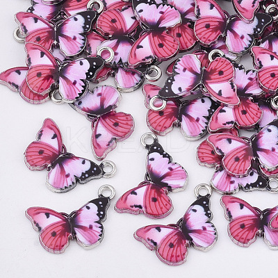 Printed Alloy Pendants PALLOY-R111-21-1