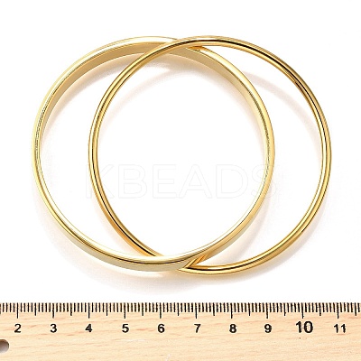 304 Stainless Steel Bangles BJEW-V004-01G-1
