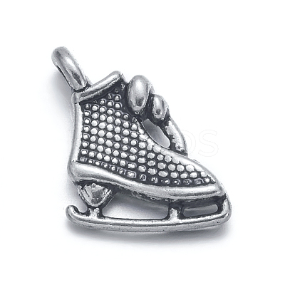 Hobby Pendants Tibetan Style Alloy Sport Pendants X-TIBEP-A100859-S-FF-1