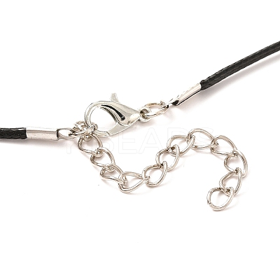 Rack Plating Alloy Heart Pendant Necklaces Sets LS-NJEW-B081-07A-1