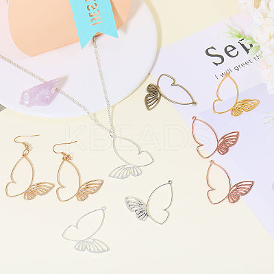 120Pcs 6 Colors Tibetan Style Alloy Pendants FIND-CA0009-24-1