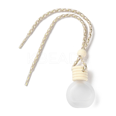 Glass Perfume Bottles Air Freshener Diffuser Bottle Hanging Ornament LS-AJEW-P111-01D-1