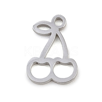 Hollow 304 Stainless Steel Charms STAS-Z183-06P-1