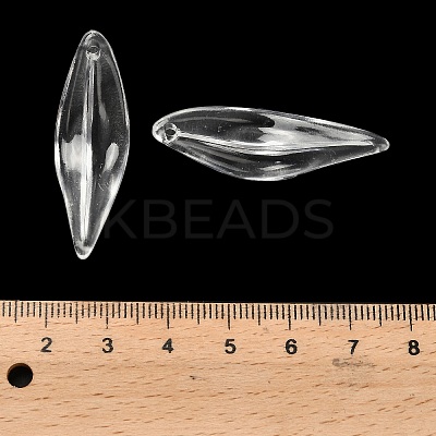 Transparent Acrylic Pendants MACR-K359-30-1