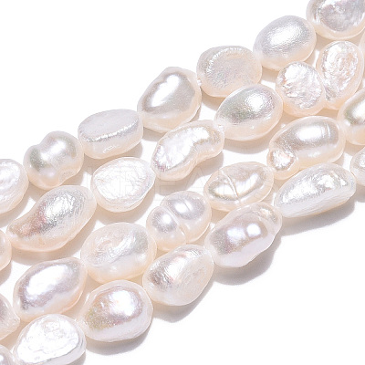Natural Cultured Freshwater Pearl Beads Strands PEAR-N014-06B-1