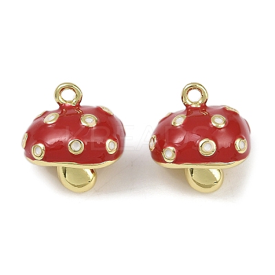 Brass Enamel Pendants KK-I358-074G-01-1