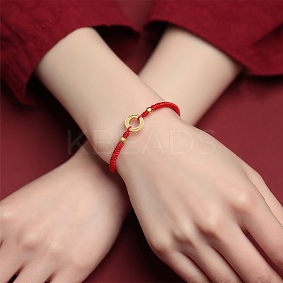10Pcs Brass Spring Gate Rings KK-BBC0022-07B-1