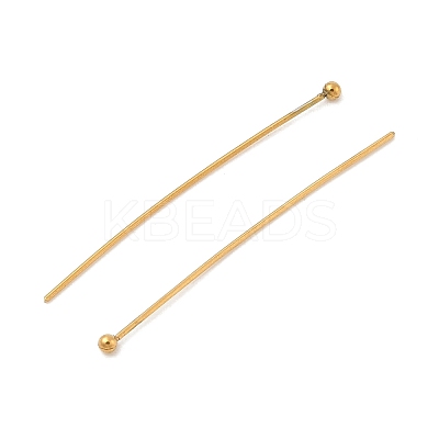 304 Stainless Steel Ball Head Pins X-STAS-F312-19G-02-1