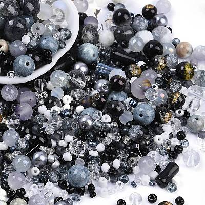 DIY Lampwork Beads & Glass Seed Beds Jewelry Making Findings Kits SEED-K010-01H-1