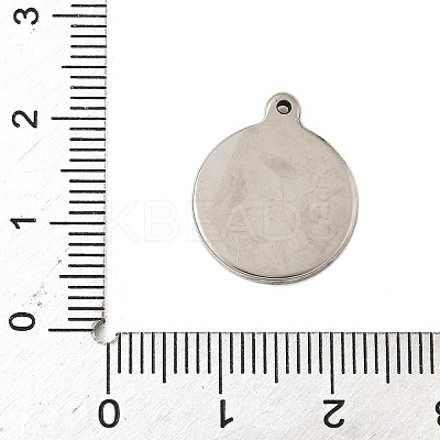 304 Stainless Steel Tibetan Style Pendants STAS-S185-06AS-B-1