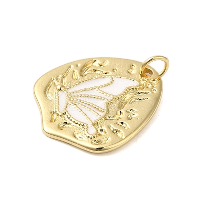 Rack Plating Brass Enamel Pendants KK-S372-04B-03-1