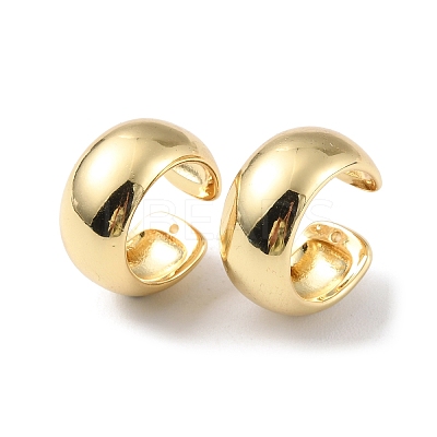 Brass Ear Cuff Findings with Hole EJEW-P227-09G-1