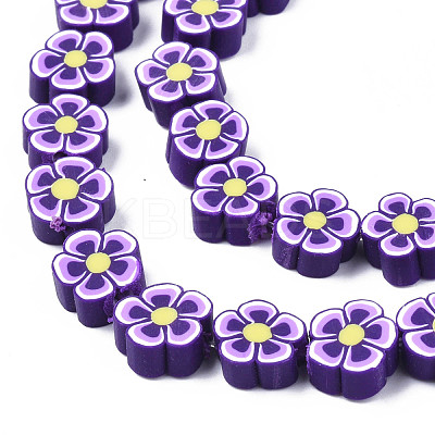 Handmade Polymer Clay Bead Strands CLAY-N011-48A-02-1