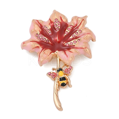 Flower Enamel Pins JEWB-D304-02G-A-1