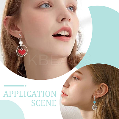 28Pcs Brass Clip-on Hoop Earring Findings KK-ME0001-30S-1