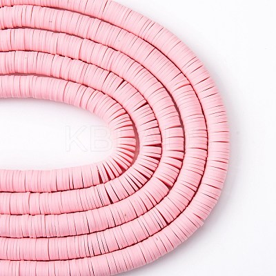 Handmade Polymer Clay Beads Strands CLAY-R089-8mm-Q092-1