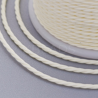 Round Waxed Polyester Cord YC-G006-01-1.0mm-16-1