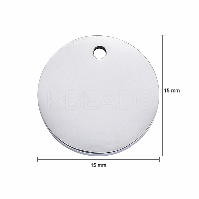 Tarnish Resistant 304 Stainless Steel Pendants LS-STAS-I140-15C-S-1