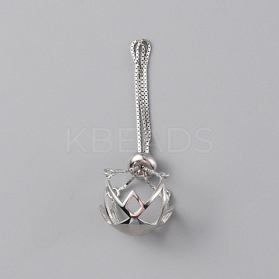 Anti-Tarnish Sterling Silver Flower Pendant Blank for Irregular Gemstone Cabochon Pendant Settings FIND-WH0417-59P-1
