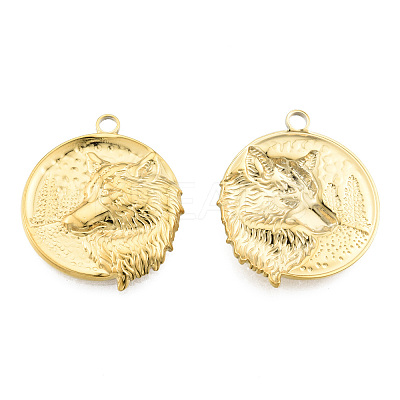 Ion Plating(IP) 201 Stainless Steel Pendants LS-STAS-N098-267LG-1