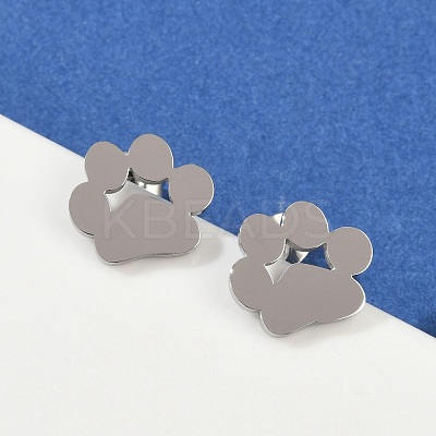 Tarnish Resistant 304 Stainless Steel Stud Earrings EJEW-E254-01P-1