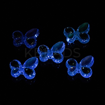 Luminous Transparent Acrylic Beads MACR-F080-06-1