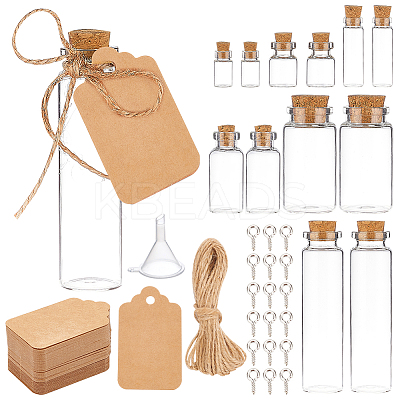 DIY Wish Bottle Pendant Decoration Making Kit DIY-BC0006-86-1