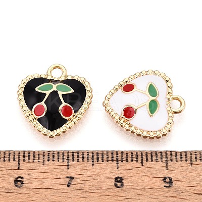 Alloy Enamel Pendants PALLOY-T092-33G-1