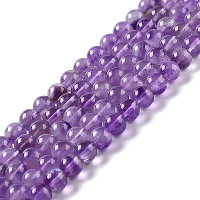 Natural Chevron Amethyst Beads Strands G-S030-1