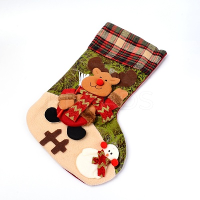 Christmas Socks Gift Bags HJEW-SZC0003-01B-1
