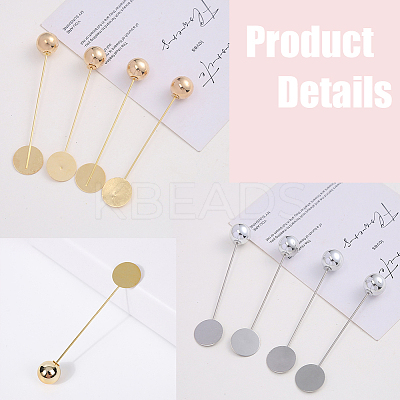 40Pcs 2 Colors Zinc Alloy Lapel Pins FIND-SC0017-18A-1