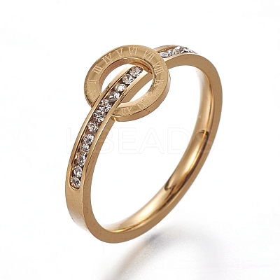 304 Stainless Steel Finger Rings RJEW-E158-07G-1