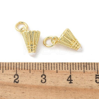 Brass Enamel Pendants X-KK-P294-55G-1