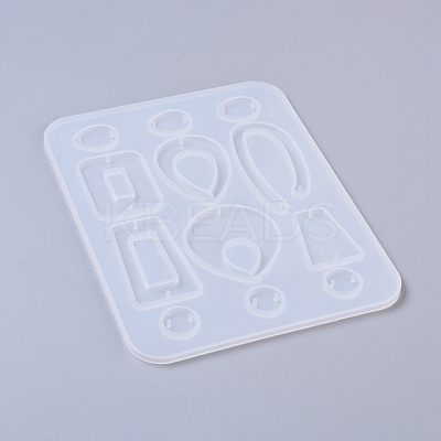 Earring Pendant Silicone Molds X-DIY-L023-31-1