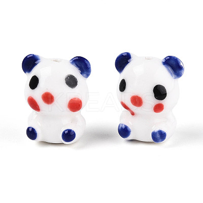 Handmade Porcelain Bead Strands PORC-N011-02C-1