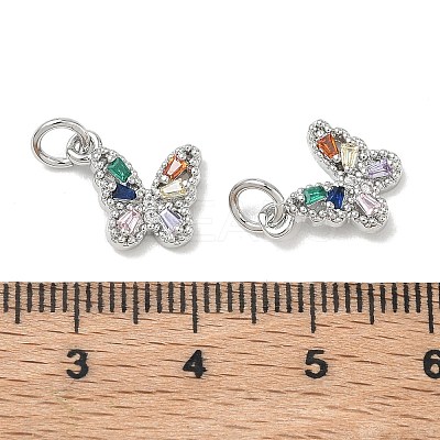 SHEGRACE Brass Pave Clear Cubic Zirconia Pendants XGRQ3Q921-628P-A-1