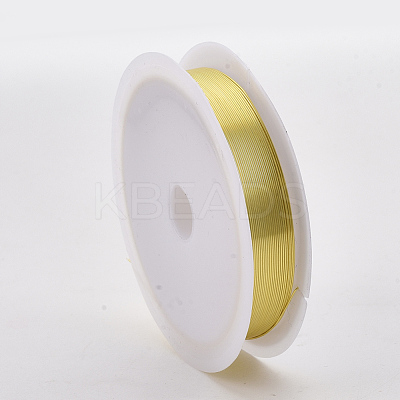 Round Copper Jewelry Wire X-CWIR-Q006-0.6mm-G-1