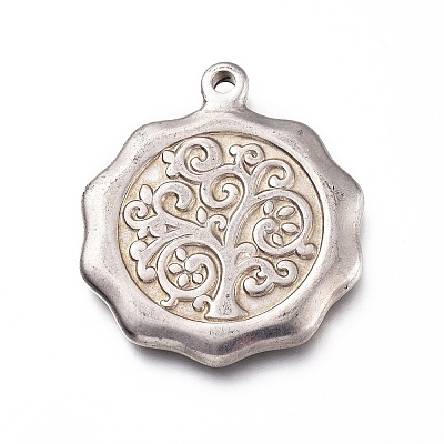 Non-Tarnish 201 Stainless Steel Pendants STAS-Z019-10P-1