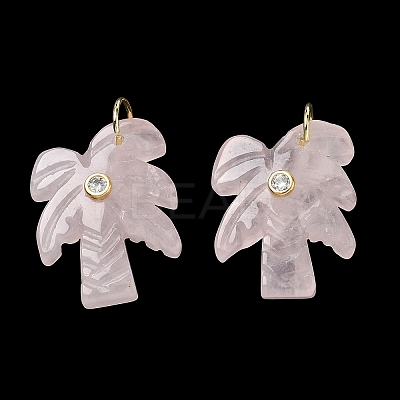 Natural Rose Quartz Carved Pendants GG-CBA67BD-02G-J-1