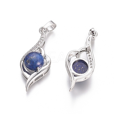 Natural Lapis Lazuli Pendants X-G-L512-G10-1