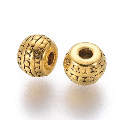 Tibetan Style Spacer Beads X-GLF0883Y-NF-1