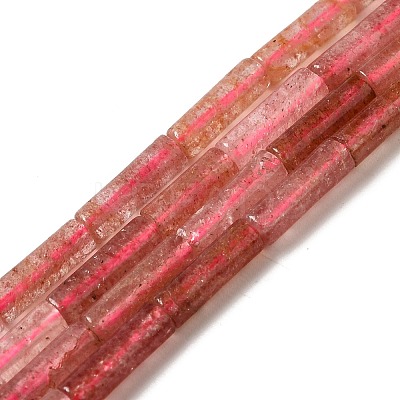Natural Strawberry Quartz  Beads Strands G-D464-43-1