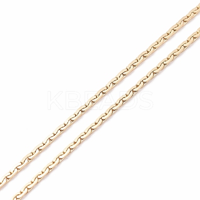 304 Stainless Steel Chain Necklaces MAK-L015-19G-1