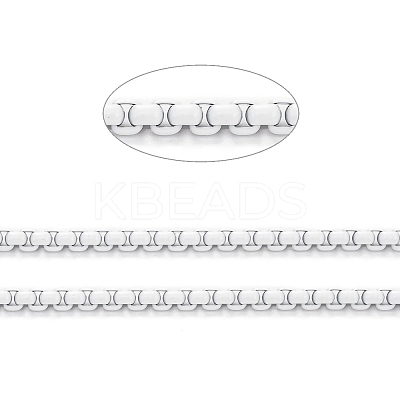 Spray Painted Stainless Steel Box Chains CHS-L027-13-1