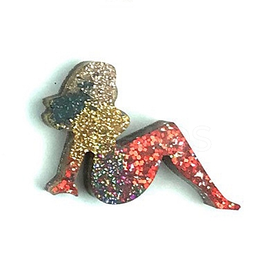 Woman DIY Decoration Silhouette Silicone Statue Molds LS-DIY-I085-02-1