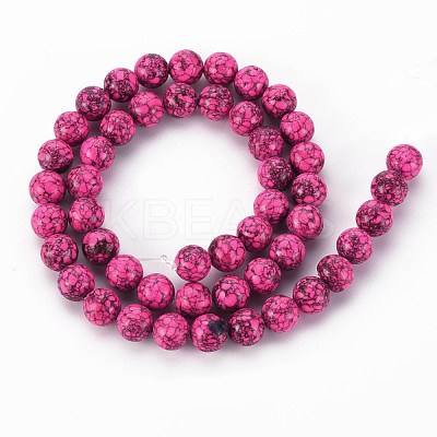 Natural Jasper Beads Strands G-T132-034B-1